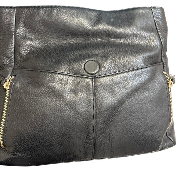 Cole Haan black leather backpack main image 5